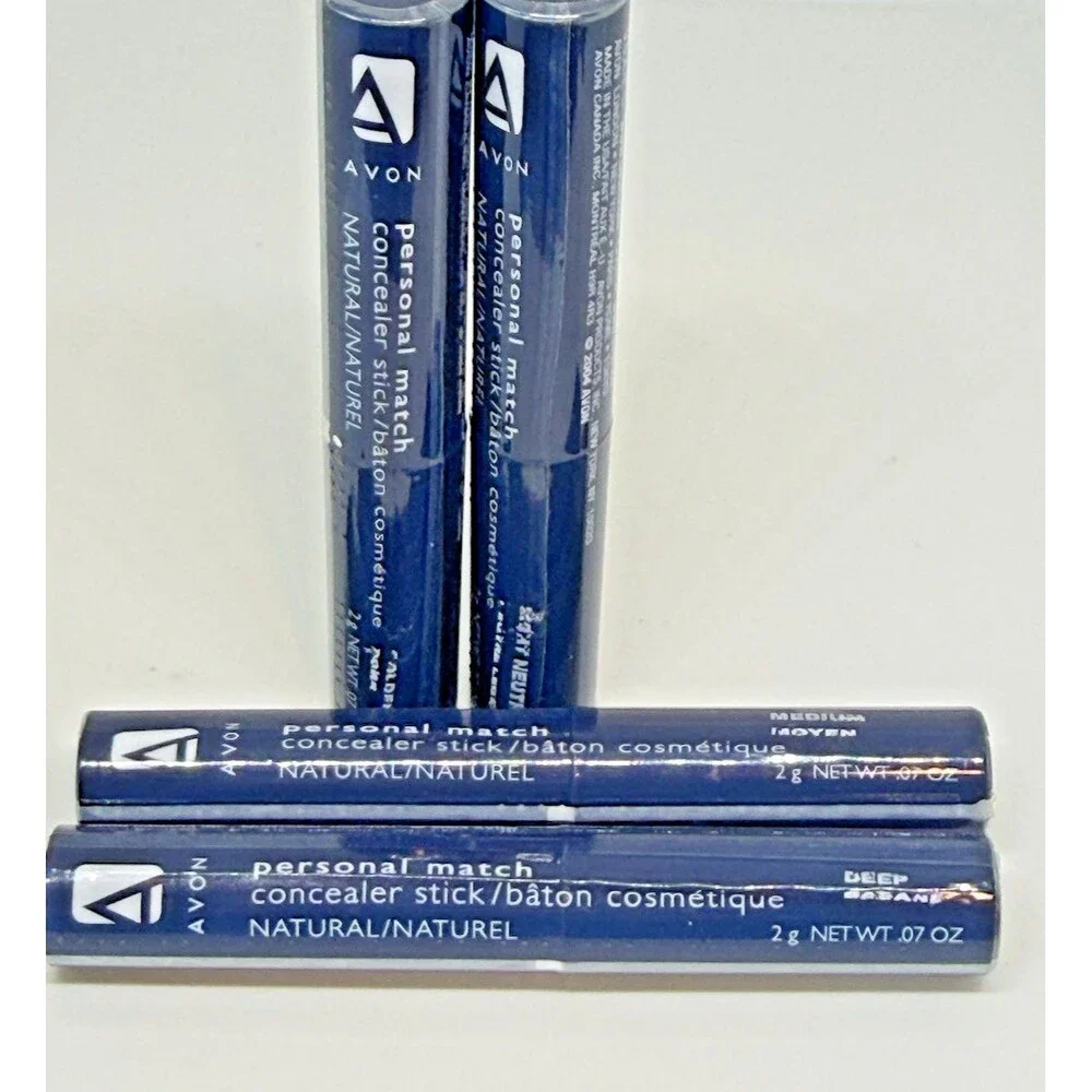4 Avon Personal Match Concealer Stick Light Neutral Medium Deep Golden New
